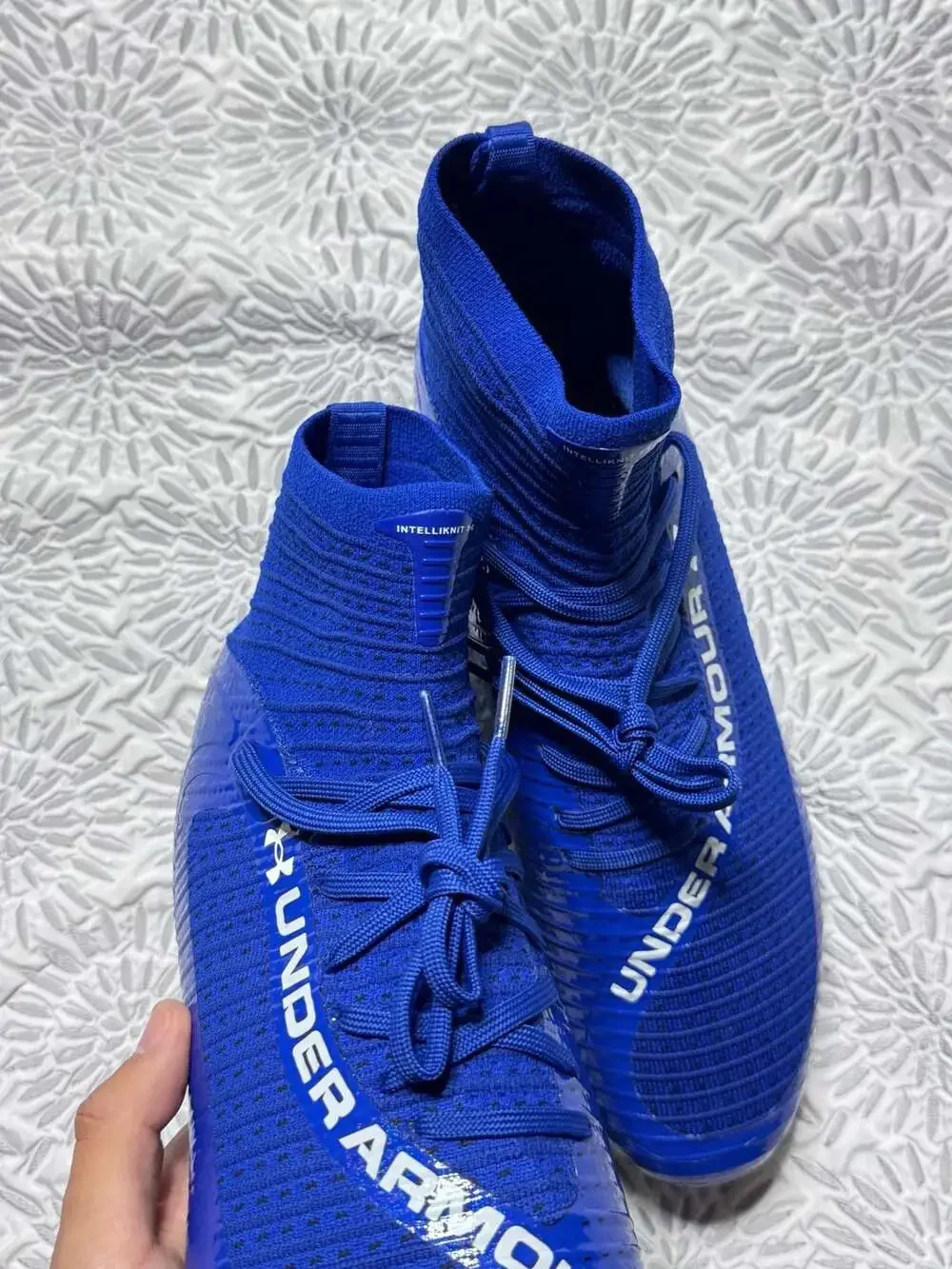 Under Armour UA Highlight 2 MC Intelliknit Football Cleats Royal Blue